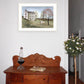 Spring at White House Farm 1 White Framed Print Wall Art