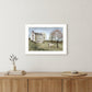 Spring at White House Farm 1 White Framed Print Wall Art