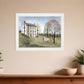 Spring At White House Farm 3 White Framed Print Wall Art