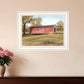 Sassafras Ridge 1 White Framed Print Wall Art
