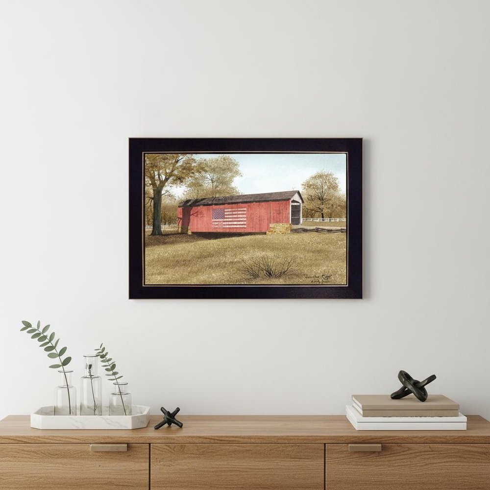 Sassafras Ridge 3 Black Framed Print Wall Art