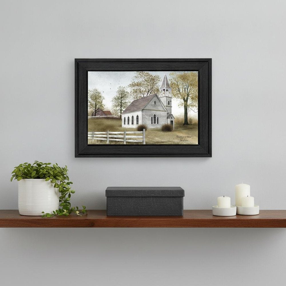 Sunday Go To Meetin 1 Black Framed Print Wall Art