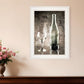 Moody Gray Wine Glass Still Life 1 White Framed Print Wall Art