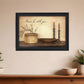 Peace Be with You 3 Black Framed Print Wall Art