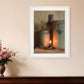 No 3 Bee Sting on a crock 1 White Framed Print Wall Art