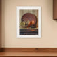 The Red Basket 4 White Framed Print Wall Art