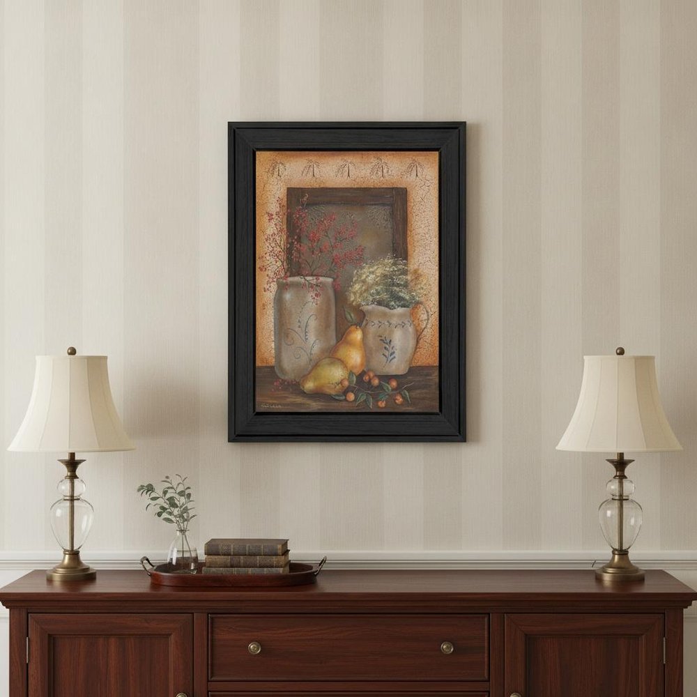 Country Collection Black Framed Print Wall Art