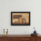 Country Necessities Black Framed Print Bathroom Wall Art