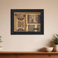 Country Treasures Black Framed Print Wall Art