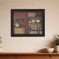 Count Your Blessings 3 Black Framed Print Wall Art