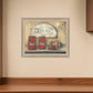 CHERRY JAM 1 Brown Framed Print Wall Art