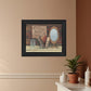 Country Bath 3 Black Framed Print Bathroom Wall Art