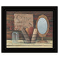 Country Bath 5 Black Framed Print Bathroom Wall Art