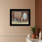 Country Bath 5 Black Framed Print Bathroom Wall Art