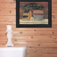 Hot Bath 4 Black Framed Print Bathroom Wall Art