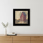 Folk Art Outhouse II 2 Black Framed Print Bathroom Wall Art