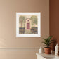 Folk Art Outhouse III 1 White Framed Print Wall Art