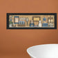 Starlight Bath 1 Black Framed Print Bathroom Wall Art