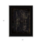 Airplane Patent II 2 Black Framed Print Wall Art