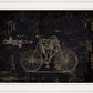 Motor Bike Patent I 3 White Framed Print Wall Art