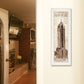 New York Panel 1 White Framed Print Wall Art