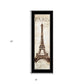 Paris Panel 2 Black Framed Print Wall Art