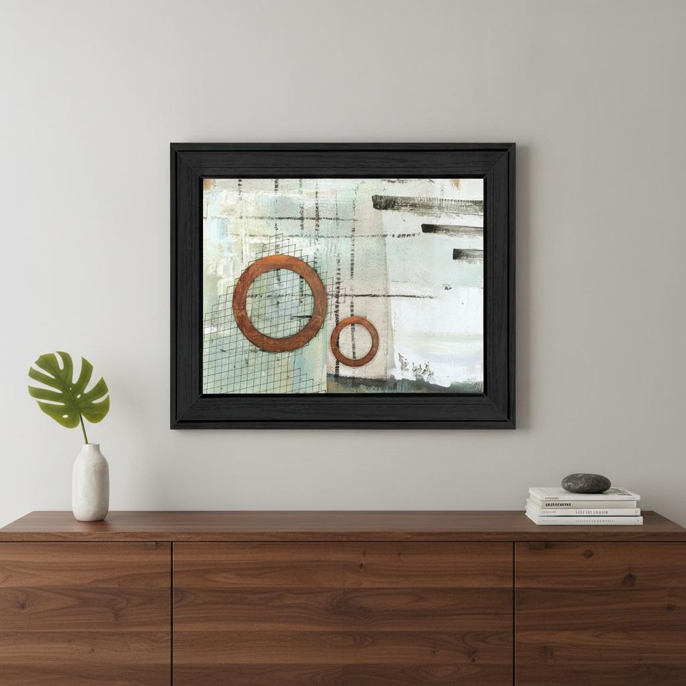 Balance this I 2 Black Framed Print Wall Art