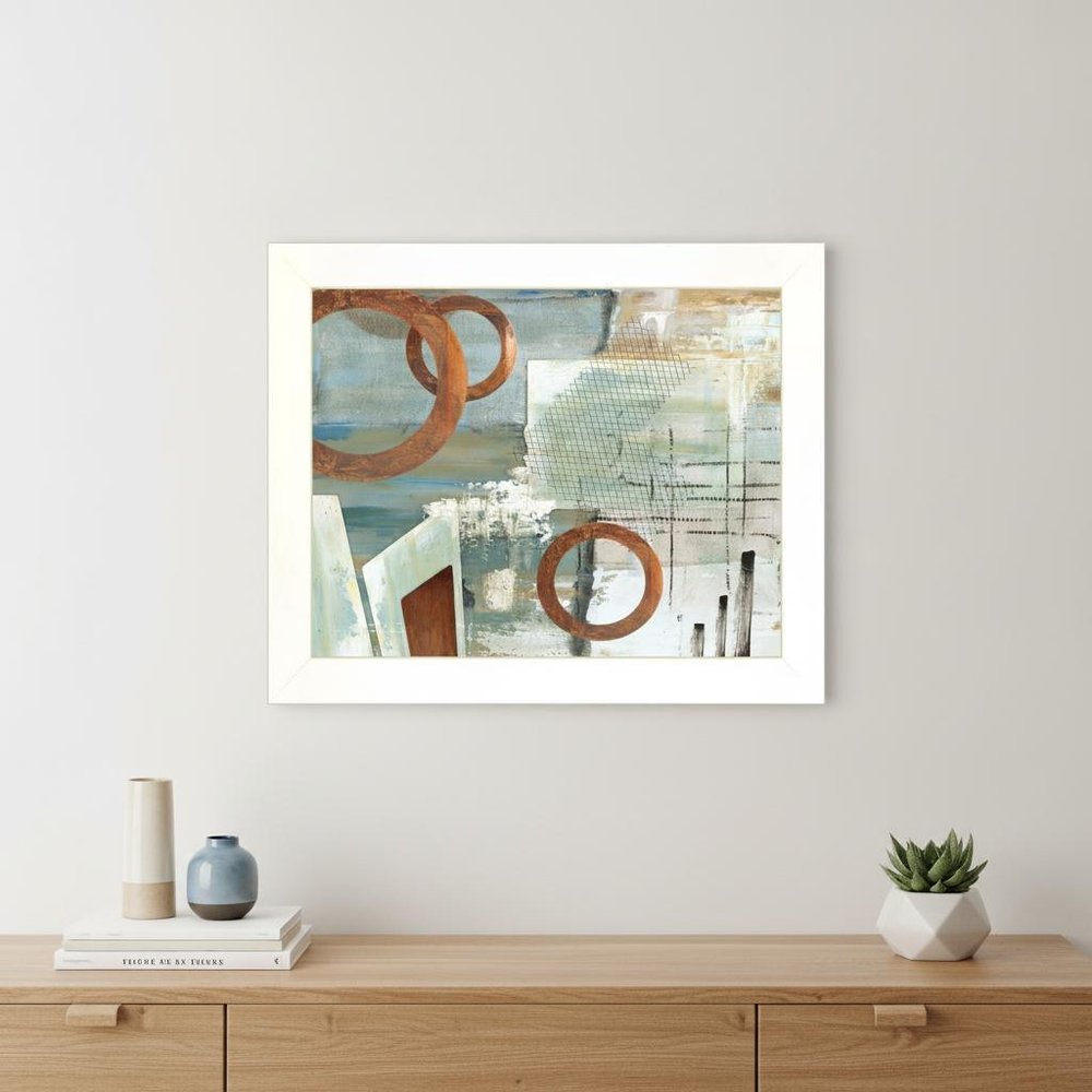 Balance this II 1 White Framed Print Wall Art