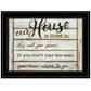 Our House is Lived In 3 Black Framed Print Wall Art