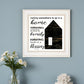 A Blessing 1 White Framed Print Wall Art