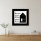 A Blessing 2 Black Framed Print Wall Art