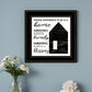 A Blessing 2 Black Framed Print Wall Art