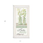 The Love of a Family White Framed Print Wall Art