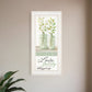 The Love of a Family White Framed Print Wall Art