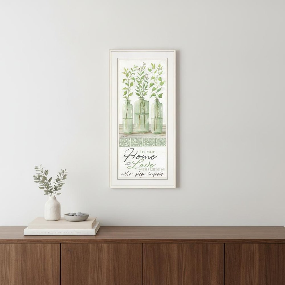 In Our Home 2 White Framed Print Wall Art