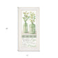 Live Your Life White Framed Print Wall Art