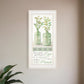 Live Your Life White Framed Print Wall Art