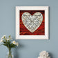 Love is Patient 1 White Framed Print Wall Art