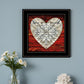 Love is Patient 2 Black Framed Print Wall Art