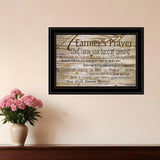 A Farmers Prayer 2 Black Framed Print Wall Art