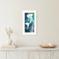 Under the Sea 1 White Framed Print Wall Art