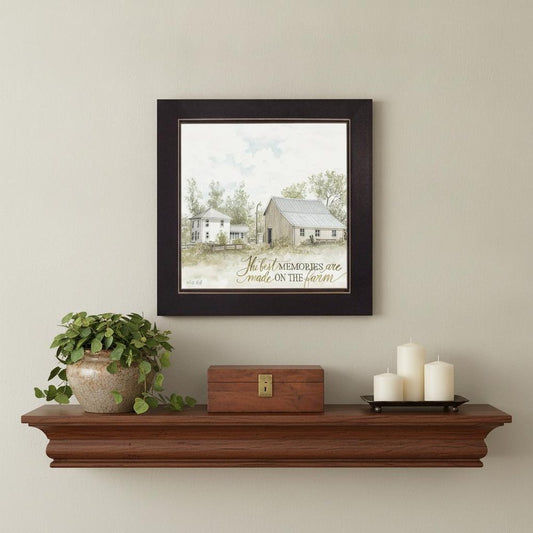 The Best Memories 1 Black Framed Print Wall Art