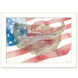 I Stand 2 White Framed Print Wall Art