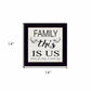 Family This is Us 1 Black Framed Print Wall Art