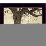 Forever 6 Black Framed Print Wall Art