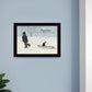 Together 1 Black Framed Print Wall Art