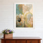 Meandering Flowers I 1 White Framed Print Wall Art