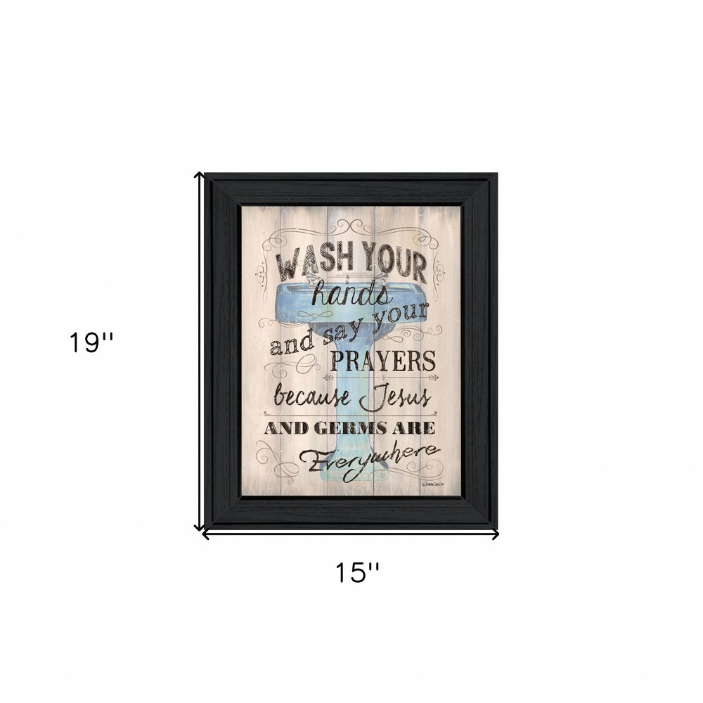 Bathroom Humor 2 Black Framed Print Bathroom Wall Art