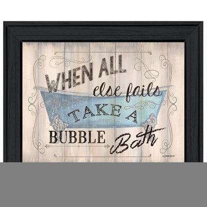 Bathroom Humor 4 Black Framed Print Bathroom Wall Art