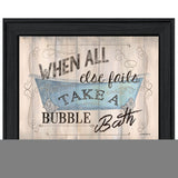 Bathroom Humor 4 Black Framed Print Bathroom Wall Art